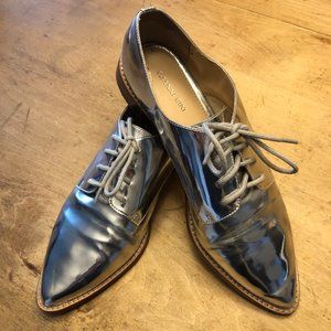 Gianni Bini Silver Oxfords